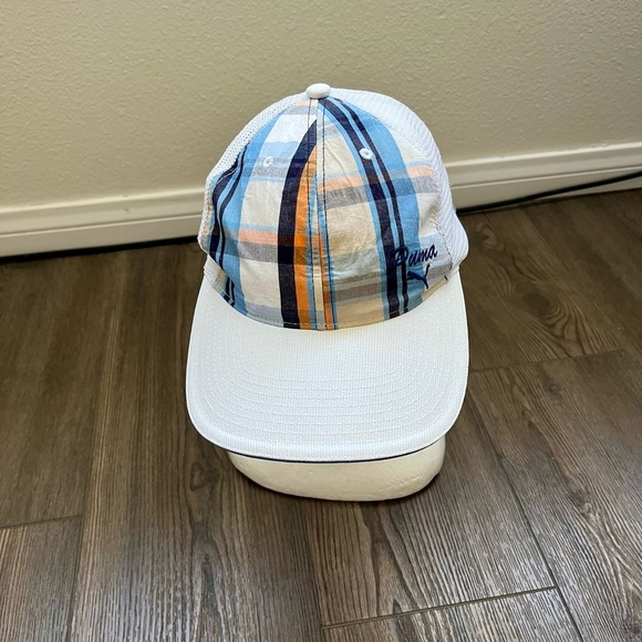 Puma White Mesh Cap - Picture 1 of 9
